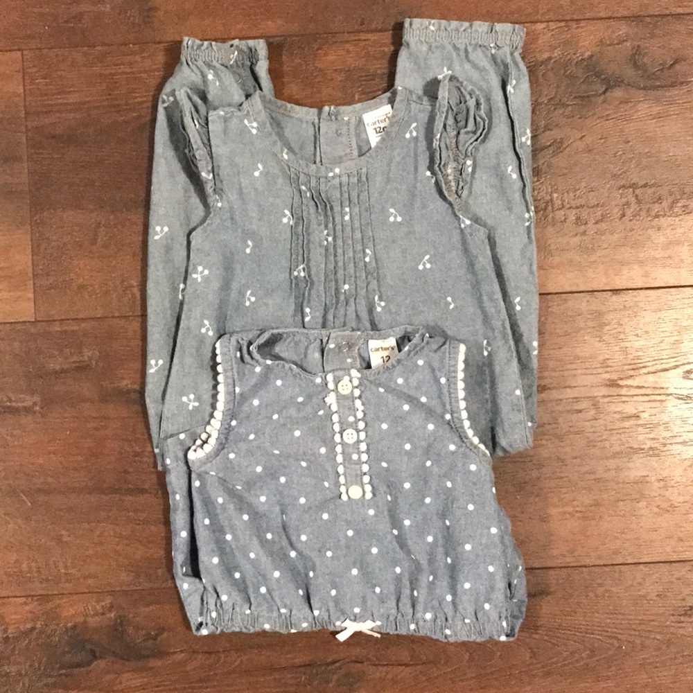 ☀️ Girls 12m Rompers ☀️ - Picture 6 of 6